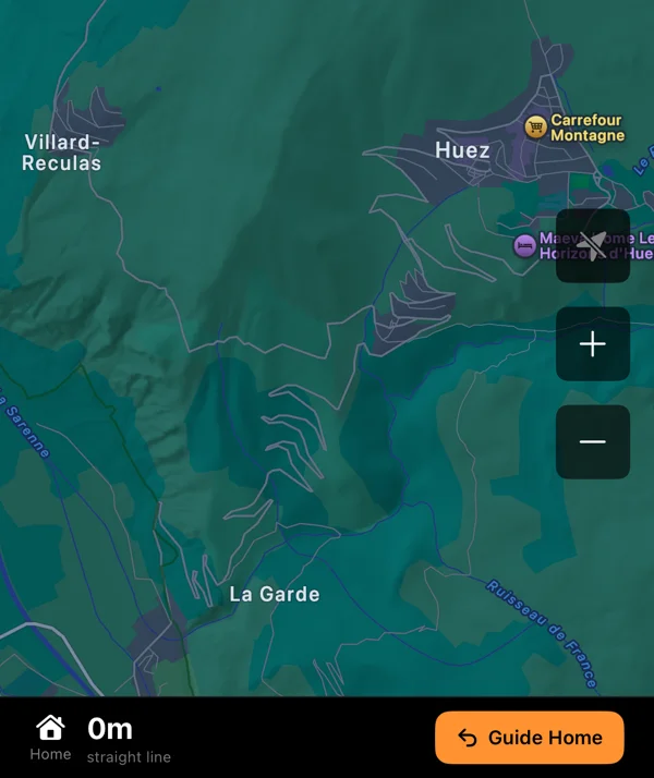 Free ride: distance to Home and Guide Home.